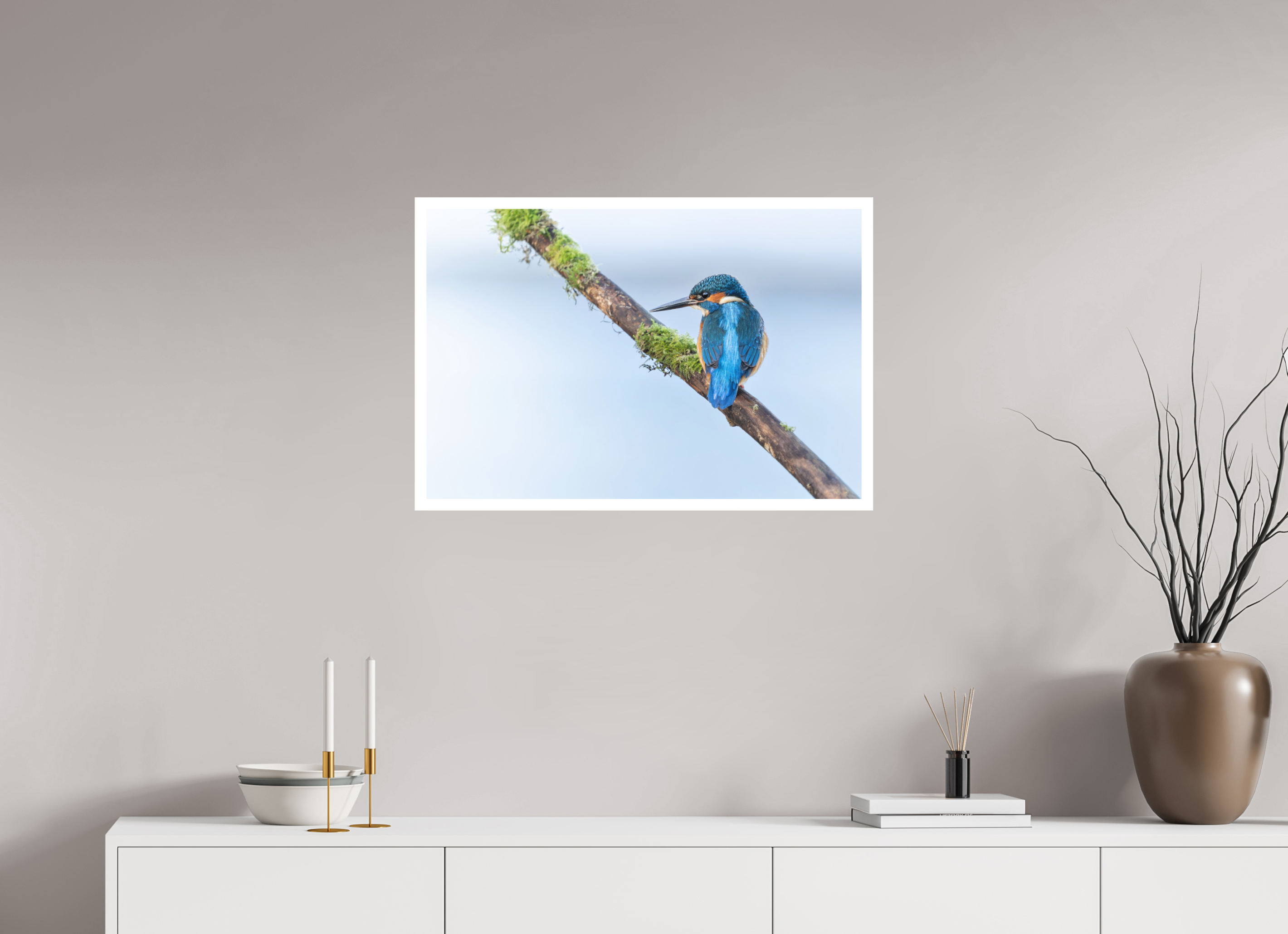 75 x 50 cm, Fine art print + 2cm border King of the river