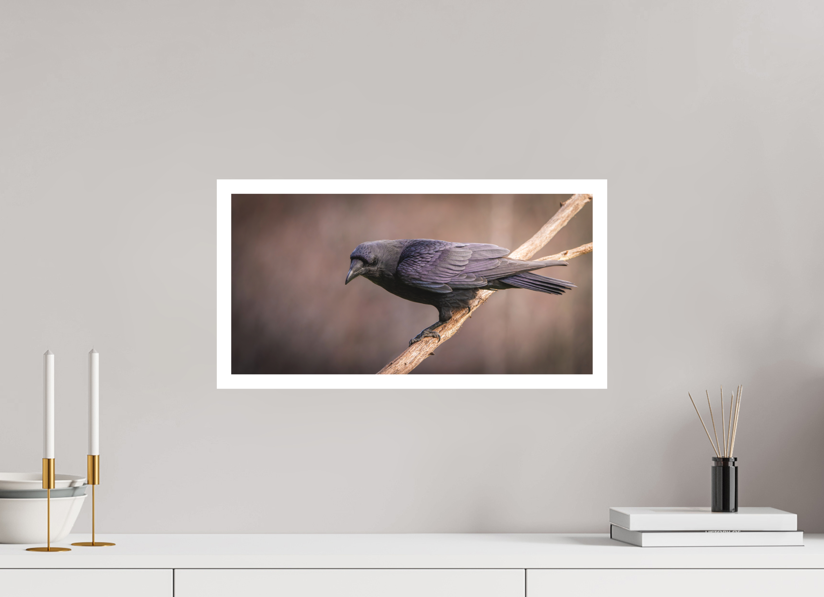 50 x 25 cm, Fine art print + 2cm border The man in black